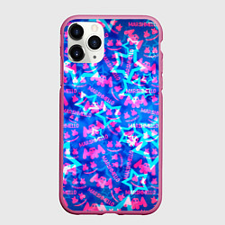 Чехол iPhone 11 Pro матовый Marshmello comstock star