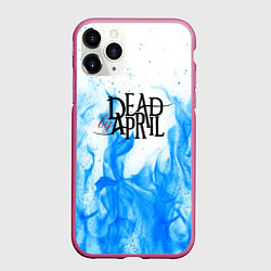 Чехол iPhone 11 Pro матовый Dead by april fire blue