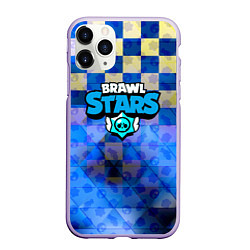 Чехол iPhone 11 Pro матовый Brawl stars текстура, цвет: 3D-светло-сиреневый