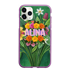 Чехол iPhone 11 Pro матовый Alina roses