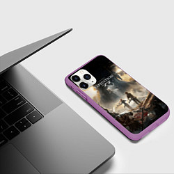 Чехол iPhone 11 Pro матовый Герои Clair Obscur expedition 33, цвет: 3D-фиолетовый — фото 2