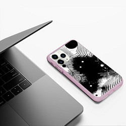 Чехол iPhone 11 Pro матовый Призрак застигнутый врасплох - нейроарт, цвет: 3D-розовый — фото 2