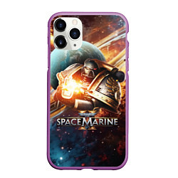 Чехол iPhone 11 Pro матовый Warhammer 40000 space marine 2