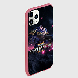 Чехол iPhone 11 Pro матовый Темный ультрамарин Warhammer 40000 space marine 2, цвет: 3D-малиновый — фото 2