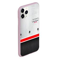 Чехол iPhone 11 Pro матовый Audi metal sport, цвет: 3D-розовый — фото 2