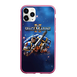 Чехол iPhone 11 Pro матовый Captain Titus Warhammer 40000 space marine 2