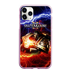 Чехол iPhone 11 Pro матовый Warhammer 40000 space marine 2, цвет: 3D-розовый