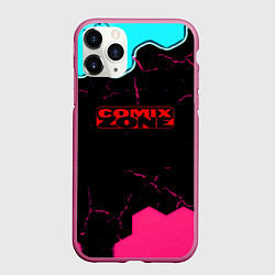 Чехол iPhone 11 Pro матовый Comix zone hexagon