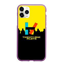 Чехол iPhone 11 Pro матовый Twenty one pilots rock steel