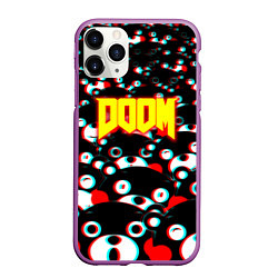 Чехол iPhone 11 Pro матовый Doom anime