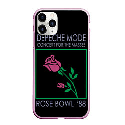 Чехол iPhone 11 Pro матовый Depeche Mode - Rose Bowl, цвет: 3D-розовый