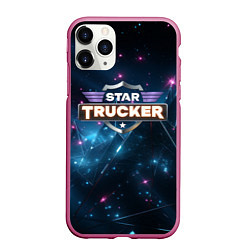 Чехол iPhone 11 Pro матовый Star Trucker logo space