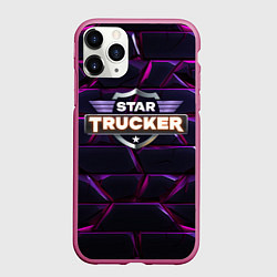 Чехол iPhone 11 Pro матовый Star Trucker логотип