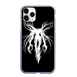 Чехол iPhone 11 Pro матовый Dark gothic angel, цвет: 3D-светло-сиреневый