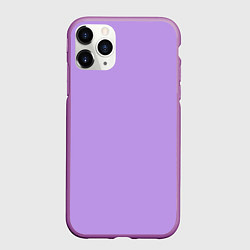 Чехол iPhone 11 Pro матовый Эмоция страха - сиреневый, цвет: 3D-фиолетовый