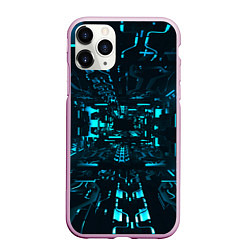 Чехол iPhone 11 Pro матовый Эффект погружения, цвет: 3D-розовый