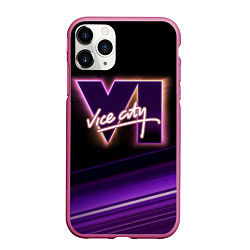 Чехол iPhone 11 Pro матовый GTA VI - Vice city