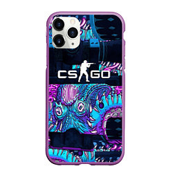 Чехол iPhone 11 Pro матовый CS GO neon blob