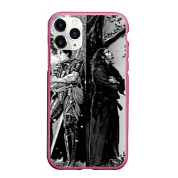 Чехол iPhone 11 Pro матовый Berserk and Miyamoto Musashi