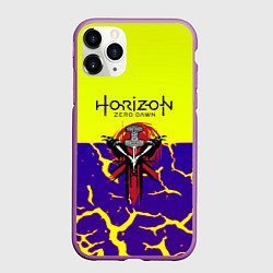 Чехол iPhone 11 Pro матовый Horizon zero dawn разломы