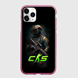 Чехол iPhone 11 Pro матовый CS counter terrorist