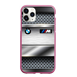 Чехол iPhone 11 Pro матовый BMW metal texture