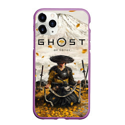 Чехол iPhone 11 Pro матовый Ацу из Ghost of Yotei