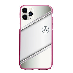 Чехол iPhone 11 Pro матовый Mercedes benz metalic collection