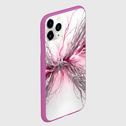 Чехол iPhone 11 Pro матовый Электрическое сплетение, цвет: 3D-фиолетовый — фото 2