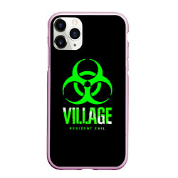 Чехол iPhone 11 Pro матовый Resident Evil8 toxic, цвет: 3D-розовый