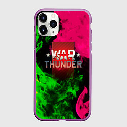 Чехол iPhone 11 Pro матовый Warthunder flame fight