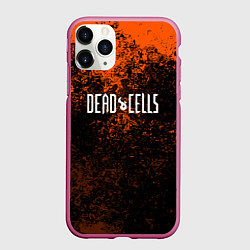 Чехол iPhone 11 Pro матовый Dead Cells брызги красок текстура