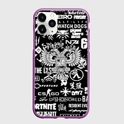 Чехол iPhone 11 Pro матовый Киберсорт Россия герб