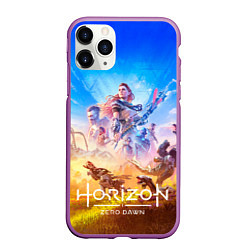 Чехол iPhone 11 Pro матовый Герои Horizon zero dawn remstered, цвет: 3D-фиолетовый
