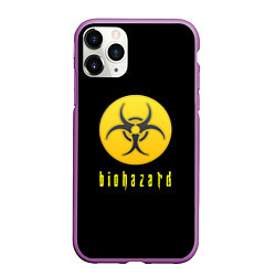 Чехол iPhone 11 Pro матовый Resident Evil biohazard