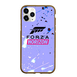 Чехол iPhone 11 Pro матовый Forza Horizon краски текстура