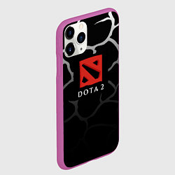 Чехол iPhone 11 Pro матовый DOTA2 земля, цвет: 3D-фиолетовый — фото 2