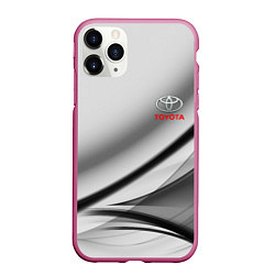 Чехол iPhone 11 Pro матовый Toyota texrure grey