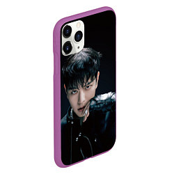 Чехол iPhone 11 Pro матовый Stray Kids Seungmin Giant concept, цвет: 3D-фиолетовый — фото 2