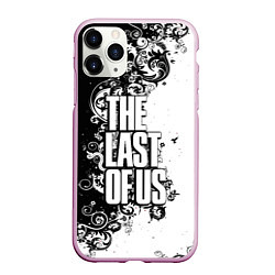 Чехол iPhone 11 Pro матовый The Last of Us узор чёрно белый