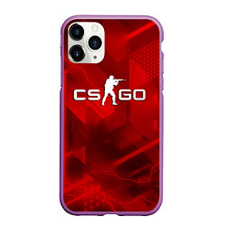 Чехол iPhone 11 Pro матовый CSGO абстракция