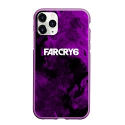 Чехол iPhone 11 Pro матовый Farcry neon fire