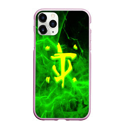 Чехол iPhone 11 Pro матовый Doom storm green