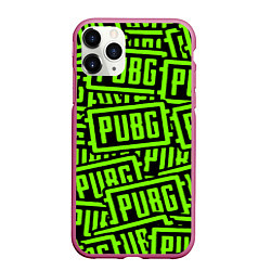 Чехол iPhone 11 Pro матовый PUBG pattern game