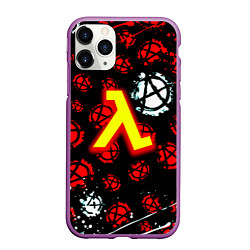 Чехол iPhone 11 Pro матовый Half life anarhy