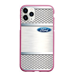 Чехол iPhone 11 Pro матовый FORD metal steel auto