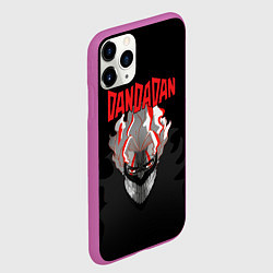 Чехол iPhone 11 Pro матовый Дандадан: Кэн, цвет: 3D-фиолетовый — фото 2