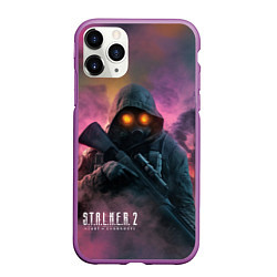 Чехол iPhone 11 Pro матовый Stalker 2 радиоактивный дым