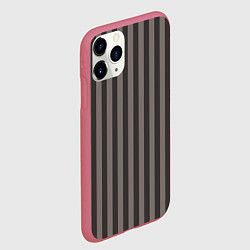 Чехол iPhone 11 Pro матовый Узор как у Вай из Аркейн, цвет: 3D-малиновый — фото 2