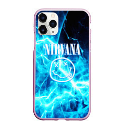 Чехол iPhone 11 Pro матовый Nirvana electro